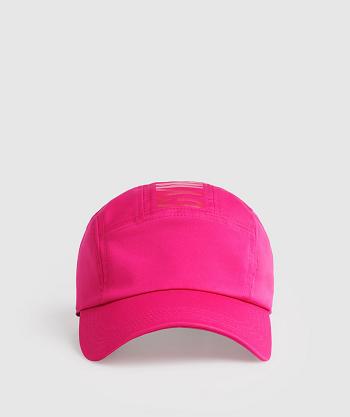 Gymshark Logo 5 Panel Cap Accessories Šeširi Roze | HR 2069OKI